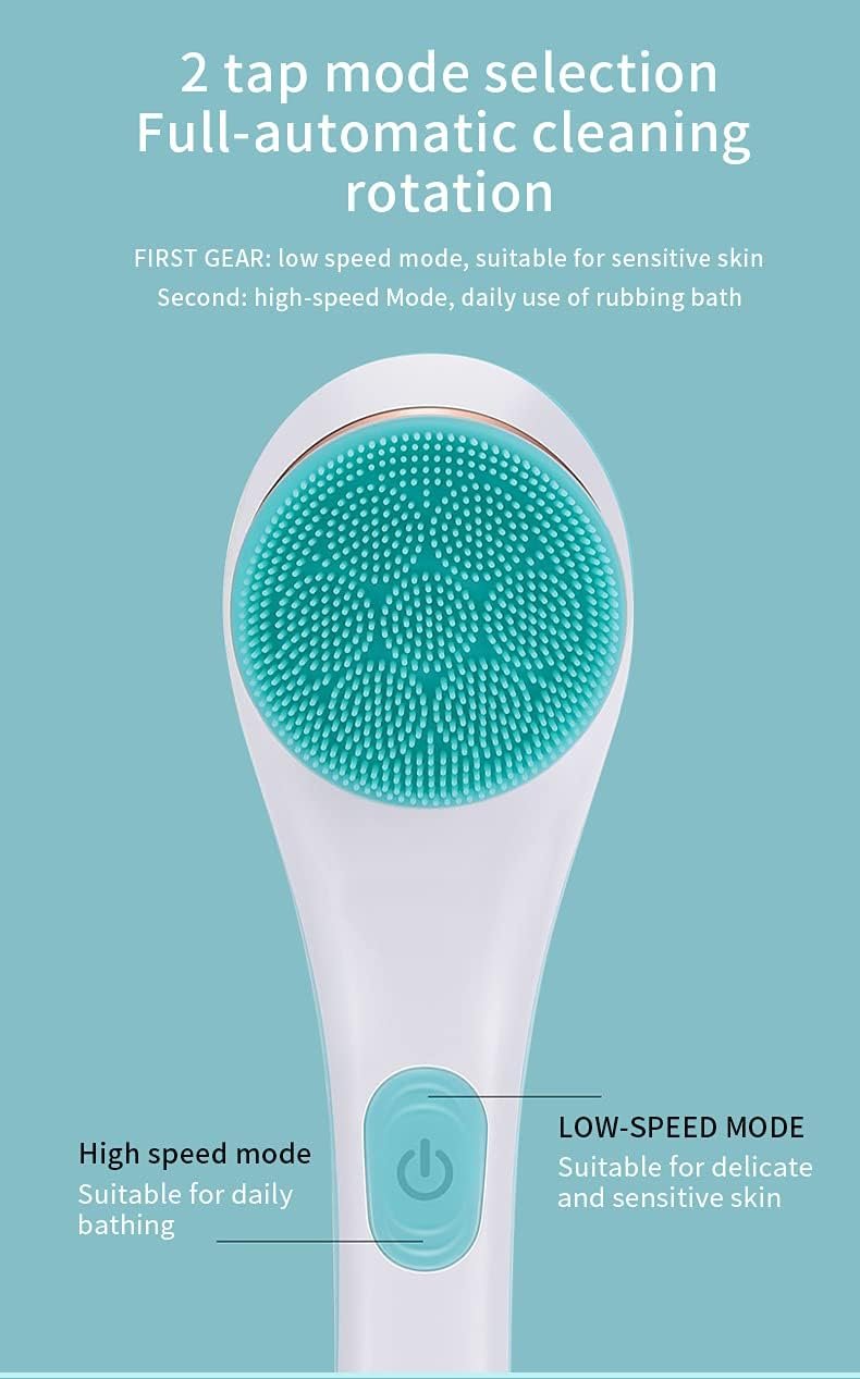 Cnaier Bath And Body Scrub Electric Brush Set - Rechargeable 4 In... - Image 2