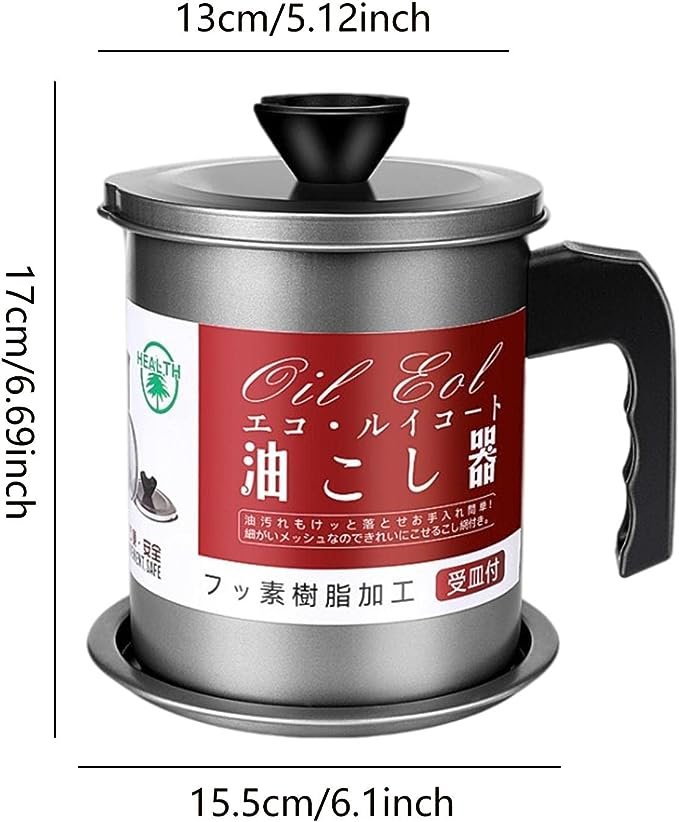 Oil Fryer Cookerwith Stainless Steel Fine Mesh With Lid Food Grade... - Image 3