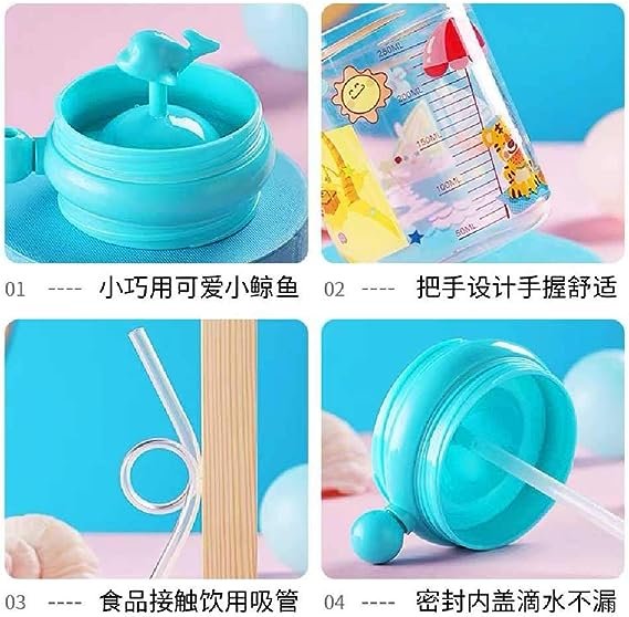 Children Whale Spray Cup Sippy Bottle Cartoon Baby With Sippy... - Image 4