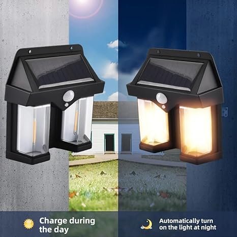 Outdoor Solar Wall Lamp Outdoor Tungsten Lamp Induction Garden...