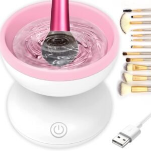 Makeup Brush Cleaner Machine, Electric Makeup Brush Cleaner(Random...
