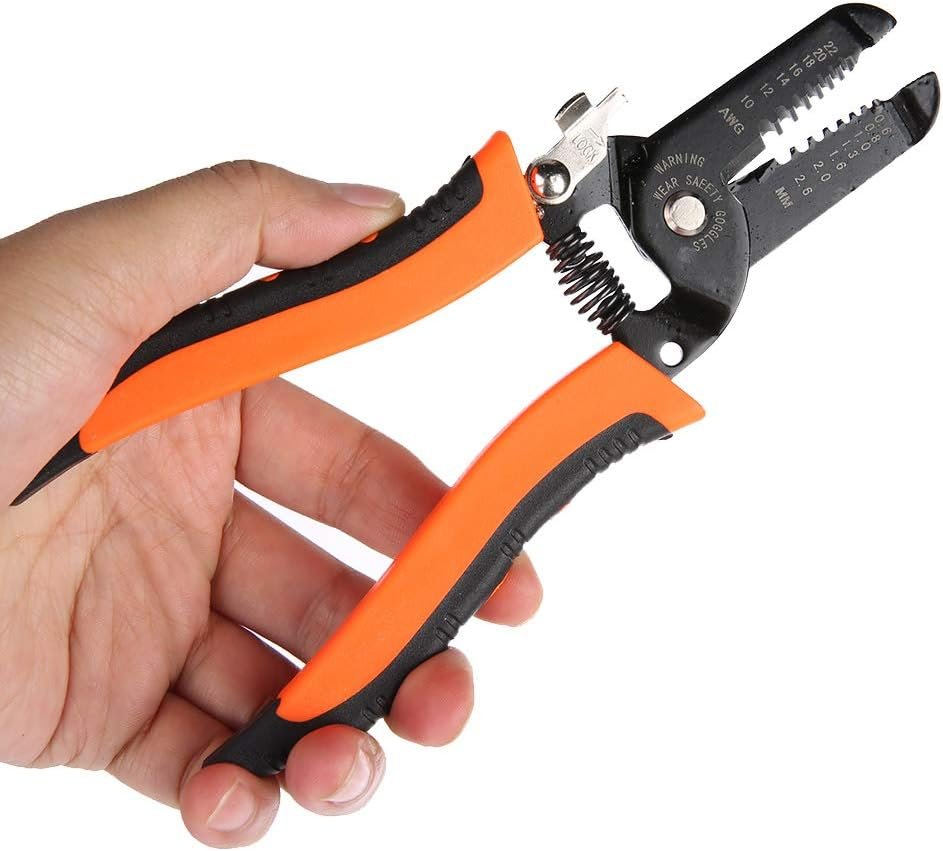 Stripping Pliers, Multifunctional Stainless Steel Wire Cable... - Image 3