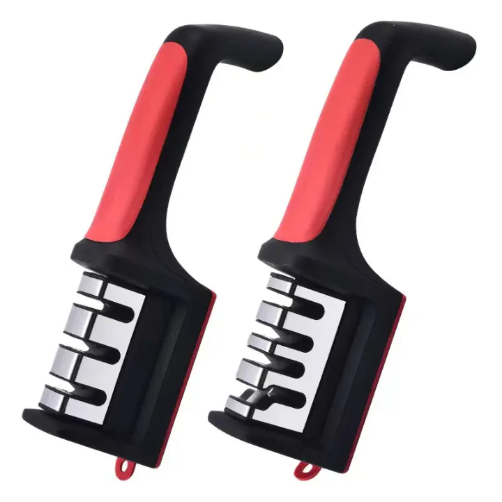 3-In-1 Diamond Coated Knife Sharpener Set with Ceramic Peeler - Image 2