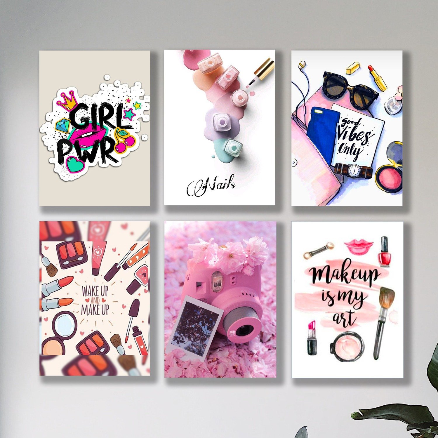 Set of 6 Premium Wall Art Photo Tiles