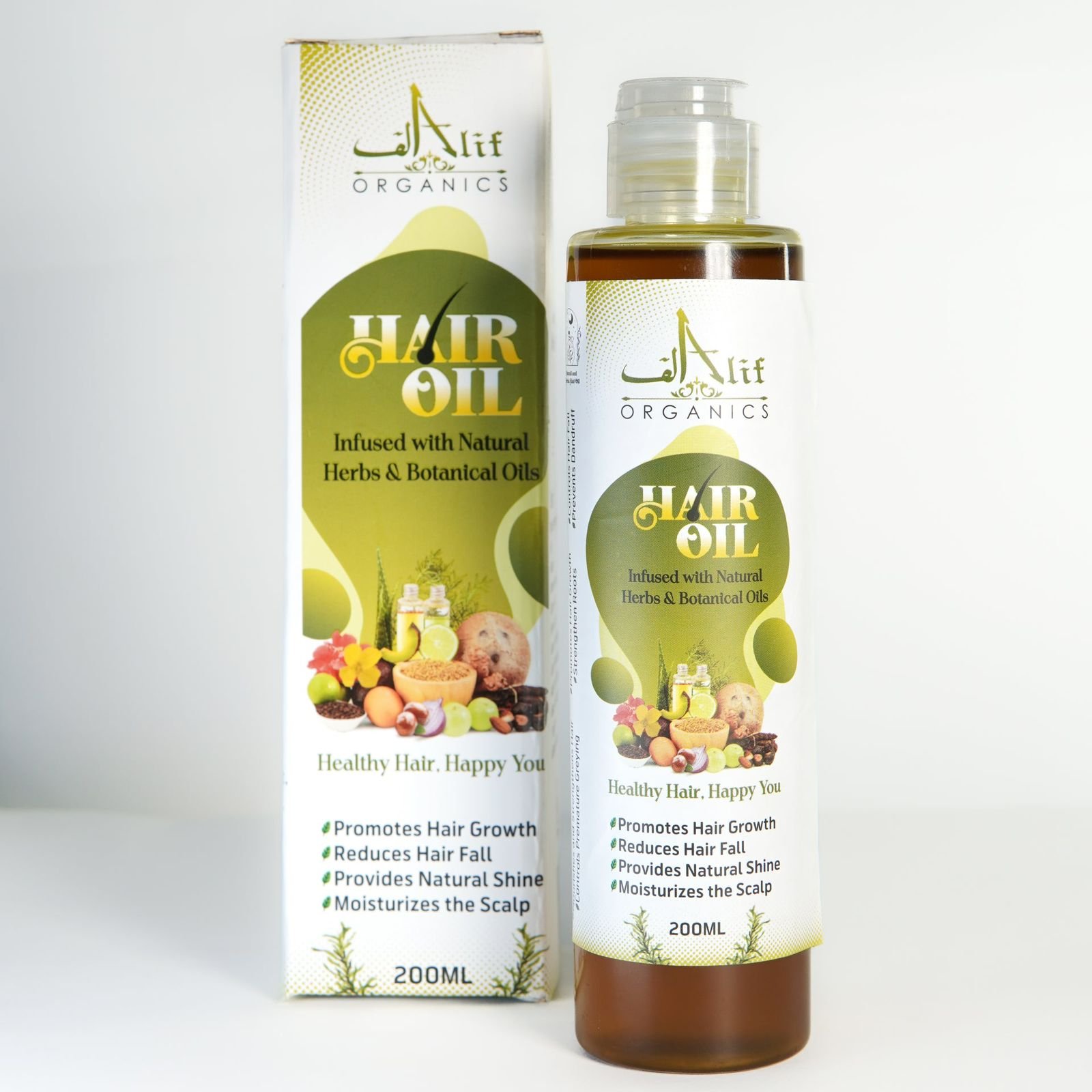Alif Organics Natural Hair Oil - Image 3