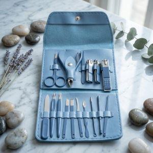 16-Piece Premium Personal Manicure & Pedicure Grooming Kit