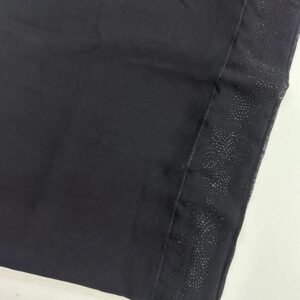 Premium Black Chiffon Dupatta with One Side Stone Work