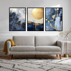 Set of 3 Motivational Quote Wall Art Frames