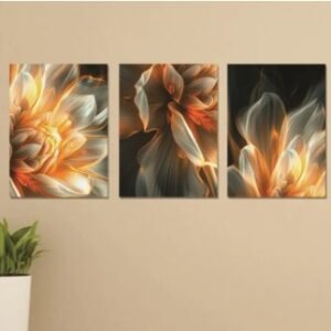 Set of 3 Sticky Wooden Canvas Frames for Wall Decore Aesthatic Art /