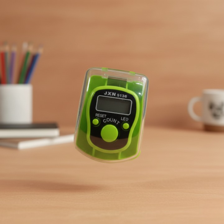 Digital Tasbeeh Light Counter with Hand Ring Finger Tally Electronic