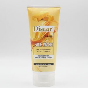 Disaar 24k Gold Face Wash Liquid for All Skin Types 150ml Anti Aging