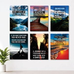 Set of 6 Premium Wall Art Photo Tiles