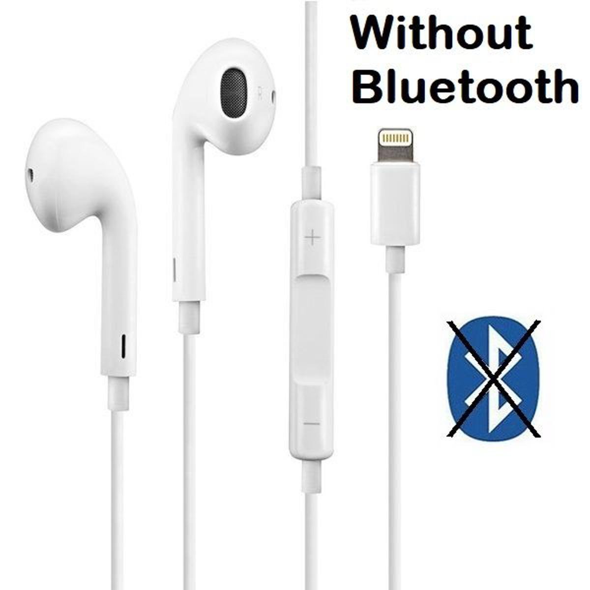 Iphone Lightning Wired Handfree Earphones Direct Connect No Bluetooth