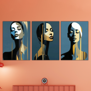 Set of 3 Inspirational Wall Art Wooden Phototile Frames