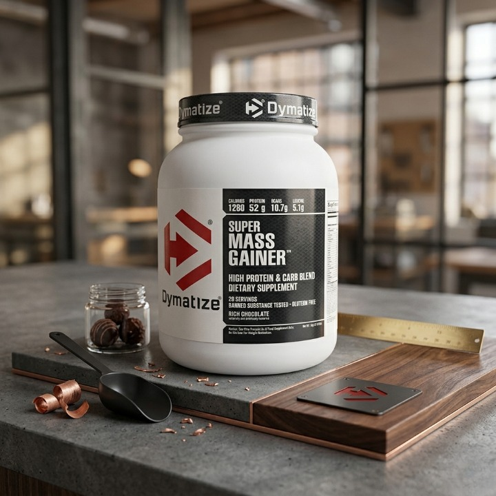 Dymatize Super Mass Gainer Rich Chocolate Flavor High Calorie Protein - Image 2