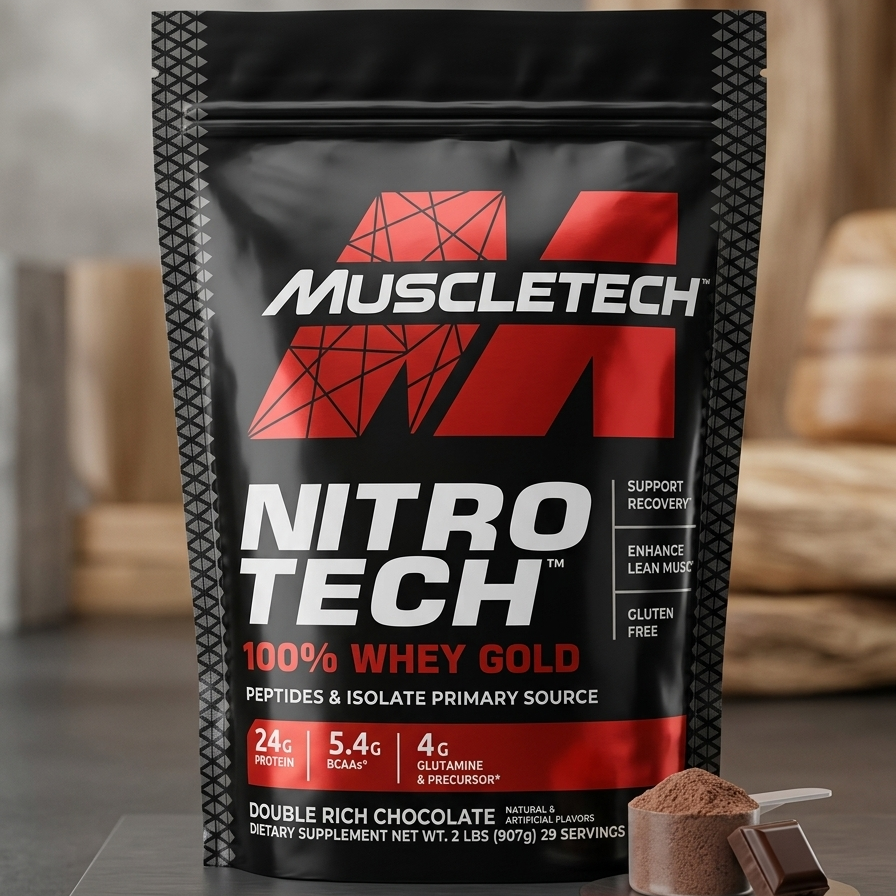Muscletech Nitro-Tech 100% Whey Gold Protein Powder 2lbs
