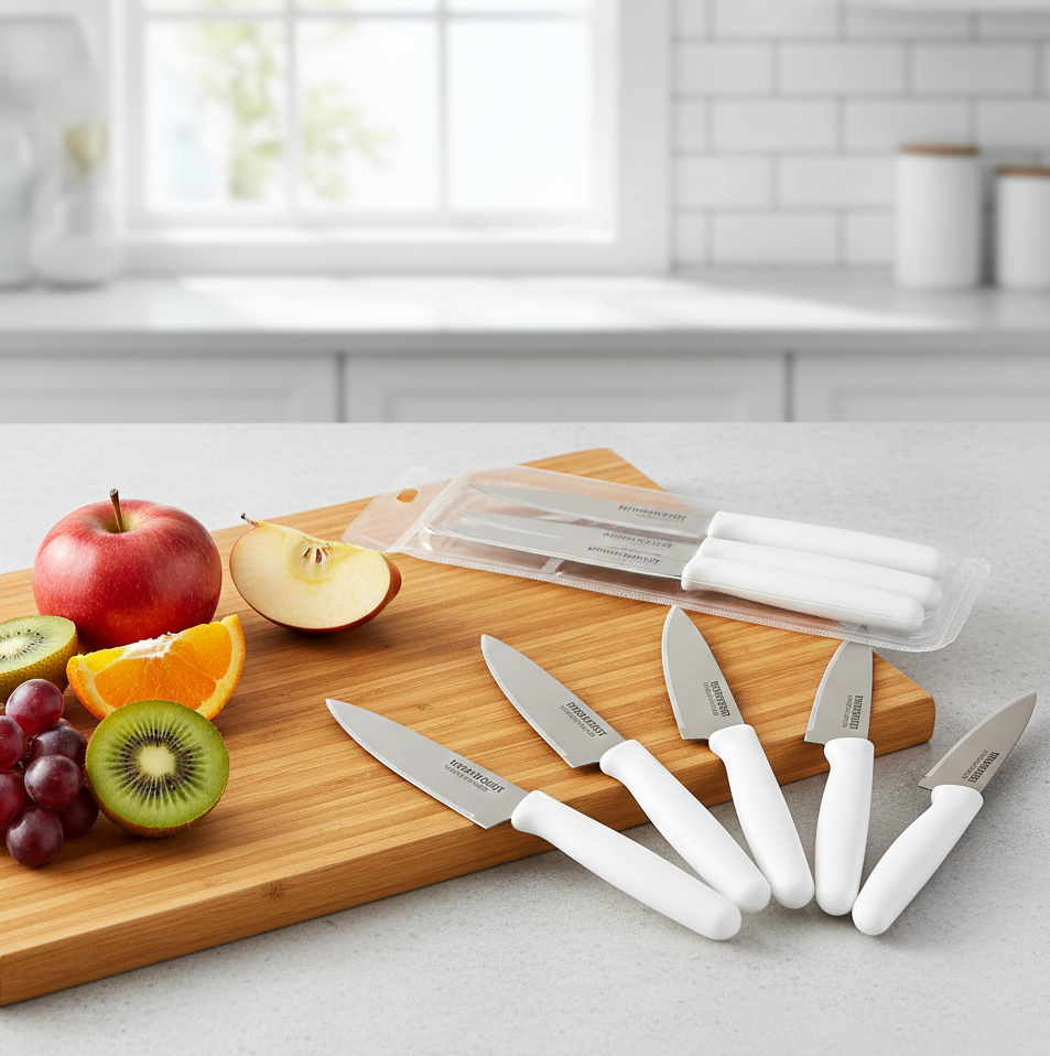 6 Piece Knife Set | Professional Stainless Steel Kitchen Knives | Sharp