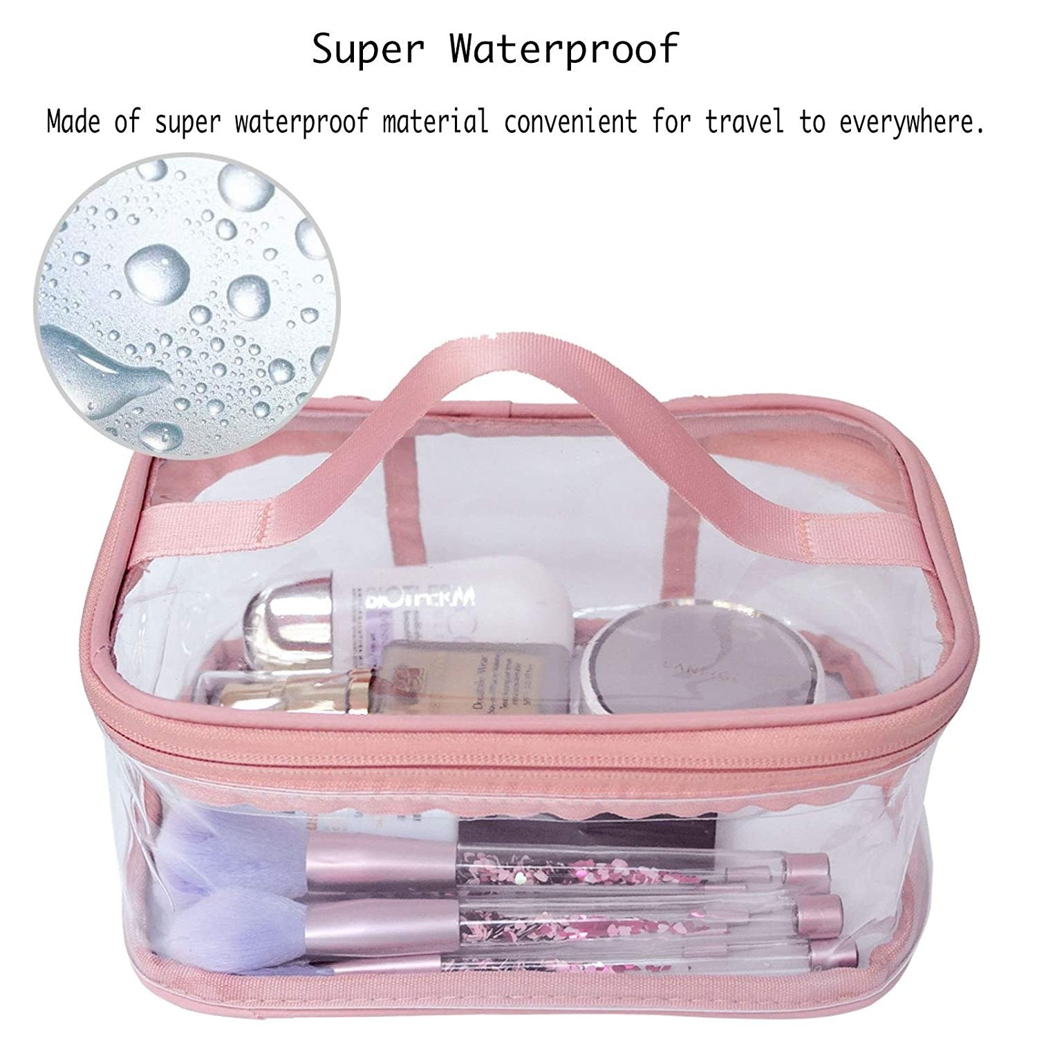 Cosmetic Organizer Makeup Brush Bag Cosmetics Transparent...
