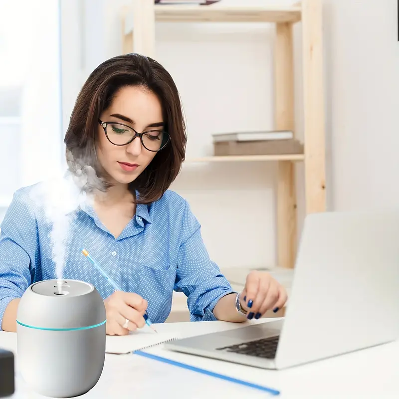 Humidier With Warm Led Outline Usb Portable Air Humidifier ...