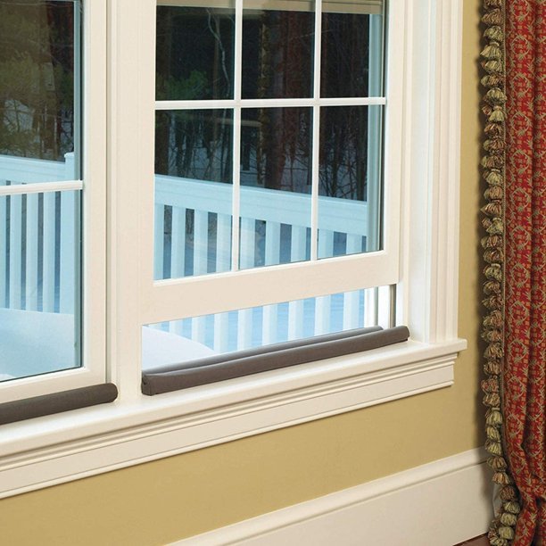 Two-Sided Door Draft Stopper (Pack Of 4) Weather Stripping Window...