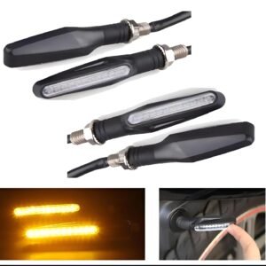 Pack Of 2 Pair(4Pcs) - Audi Flow Style Led Motorcycle Turn Signals...