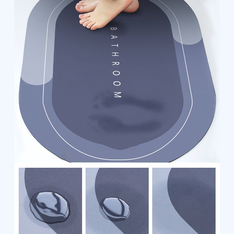 Bath Mat Super Absorbent Quick Drying Bathroom Rugs Non Slip...