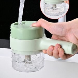 5 In 1 Handheld Hammer Electric Vegetable Cutter Set Mini Wireless...