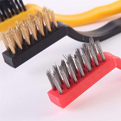 Gas Stove Cleaning Wire Brush Kitchen Tool Metal Fiber Brush - Image 3