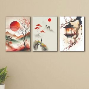 Set of 3 Premium Wall Art Photo Tiles