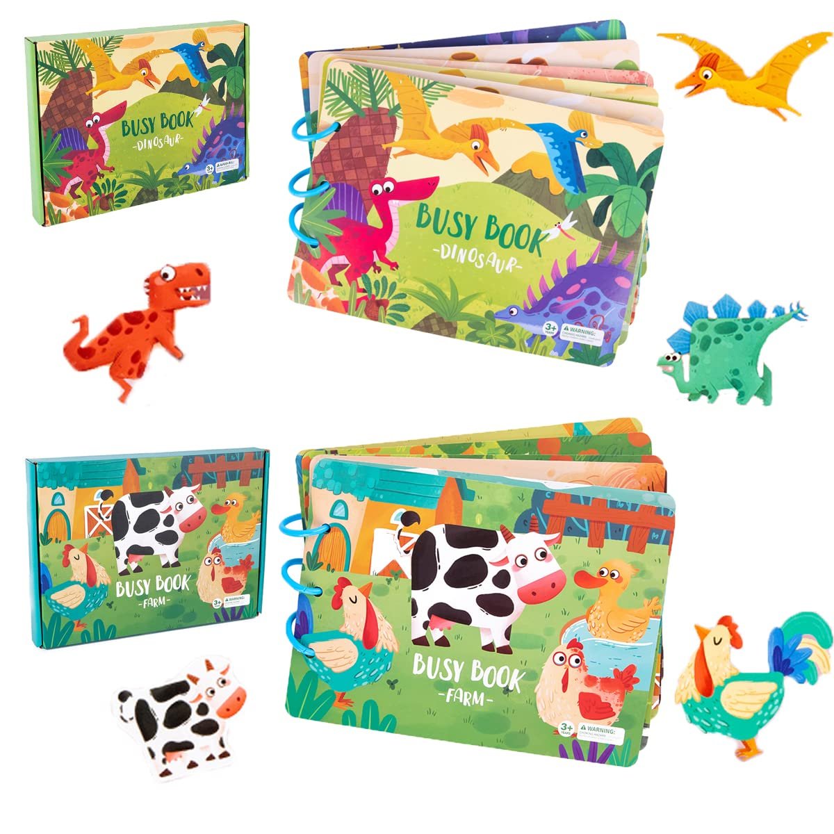Busy Book, Quiet Book, Toddler Busy Book, For 2-4 Years Old... - Image 4
