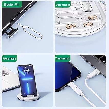Multifunctional Data Cable Set 60W Fast Charging Cable For Android... - Image 3