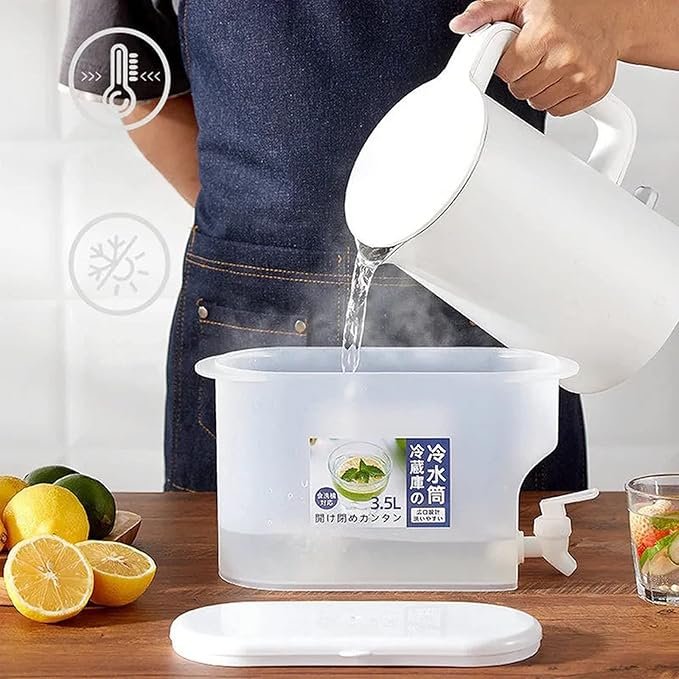 1.5 Litre Cold Kettle With Tap Fridge And Chilled Drink Jug Dispenser - Image 2