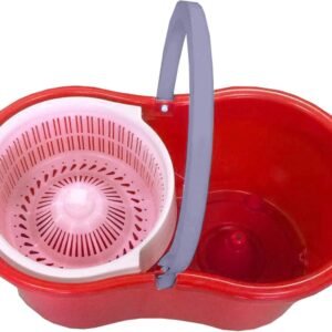 Magic Spin Mop Set - 360 Degree Microfiber Mop Head Home Clean...