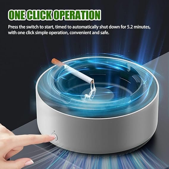 Ashtray With Air Purifier, Ashtray Smokeless - Image 4