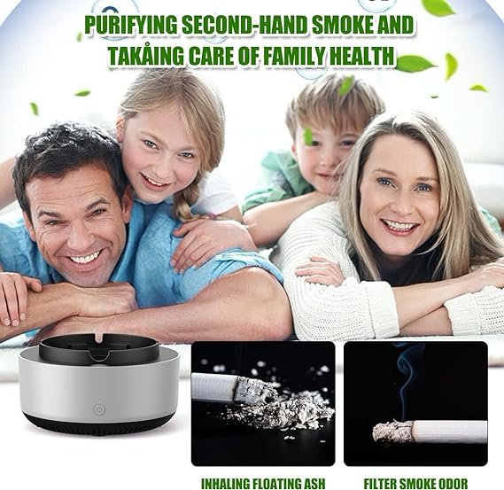 Ashtray With Air Purifier, Ashtray Smokeless