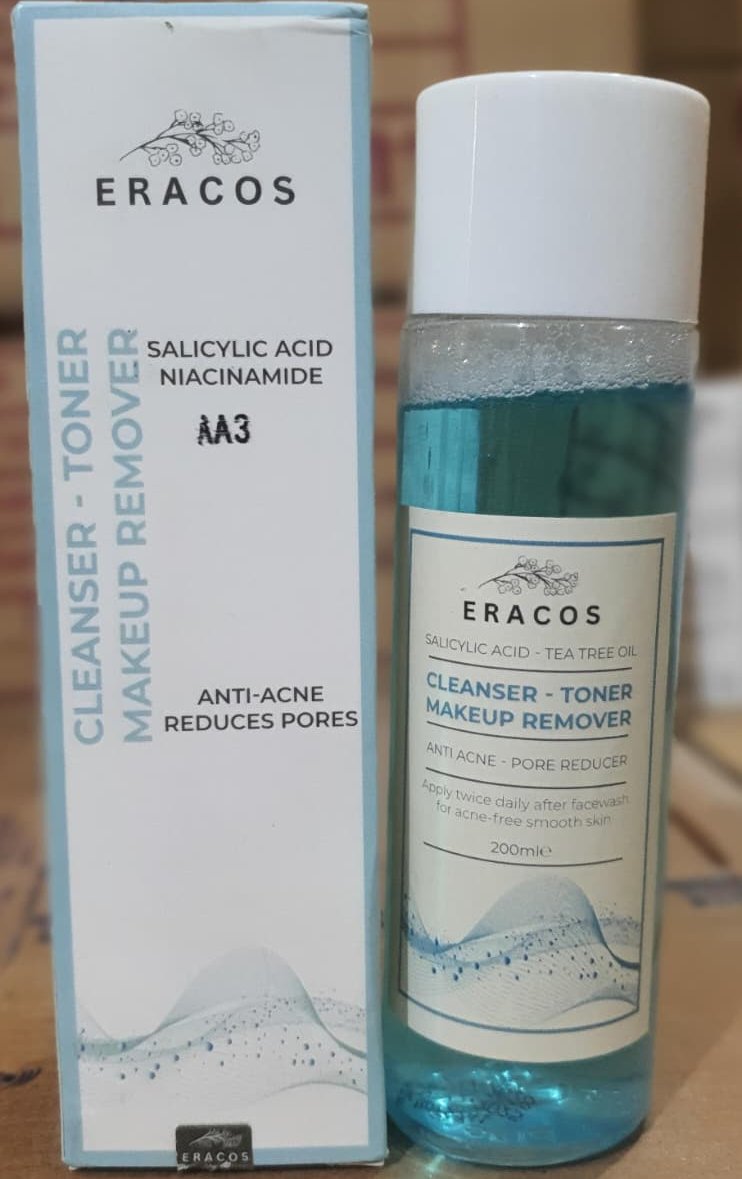 Eracos Aa3 Cleanser Toner Makeup Remover Gentle Formula Clears - Image 4