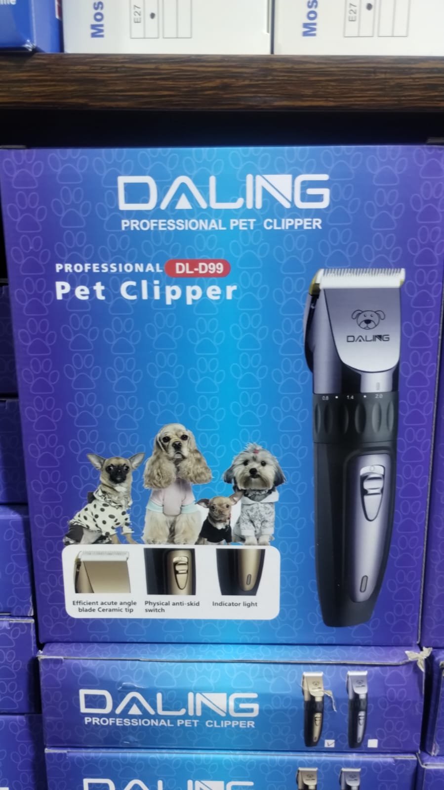 Daling Rechargeable Professional Pet Clipper Electric Grooming Trimmer - Image 5