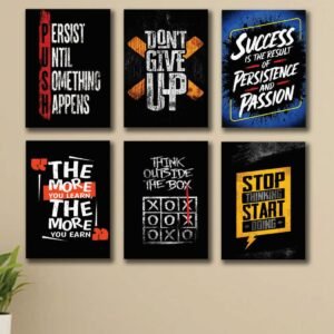 Set of 6 Premium Wall Art Photo Tiles