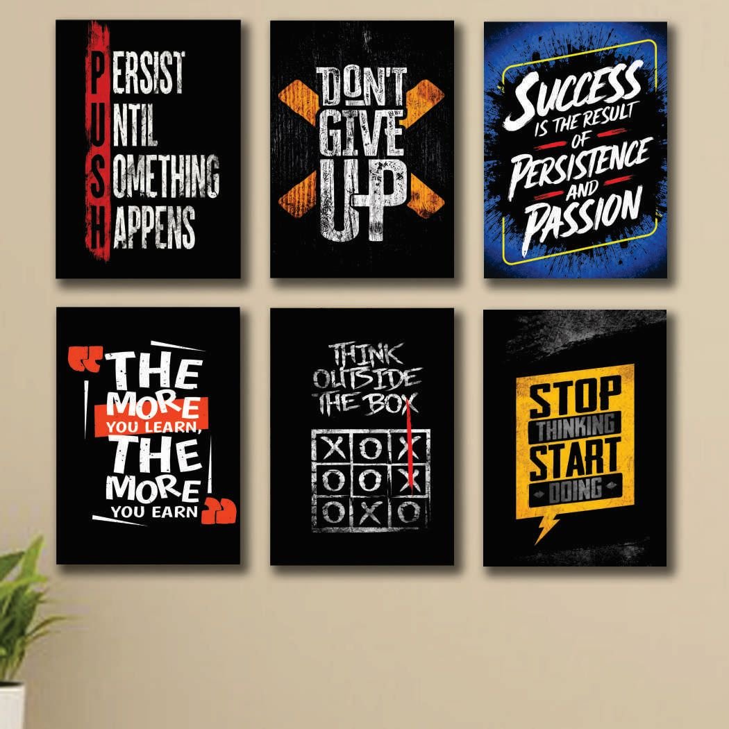 Set of 6 Premium Wall Art Photo Tiles