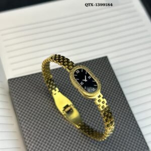 Fake Watch Handcuff Bracelet for Women – Stylish Gold Wrist Watch