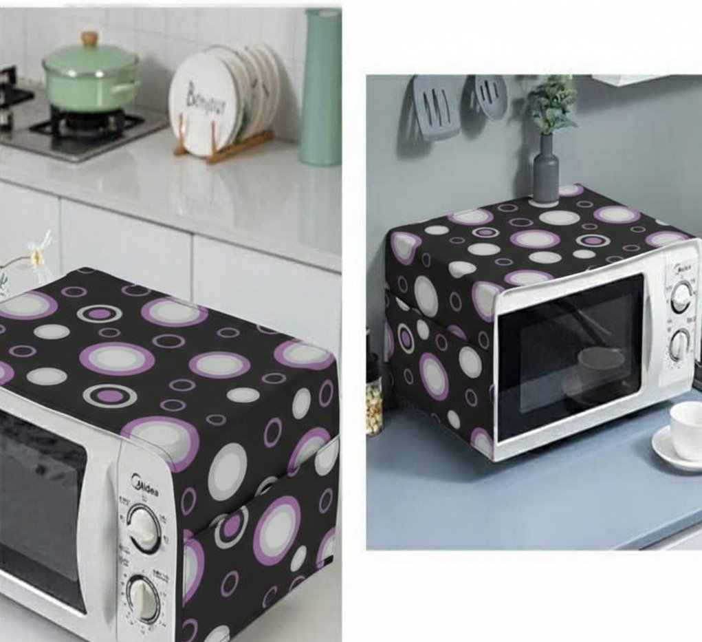 Oven Cover Kitchen Microwave Cover Waterproof Oil Dust Double...