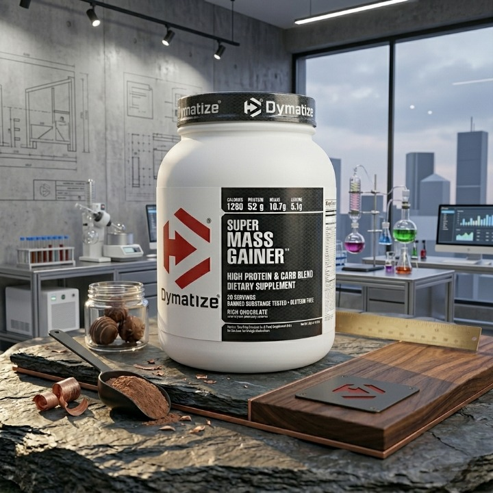 Dymatize Super Mass Gainer Rich Chocolate Flavor High Calorie Protein - Image 3