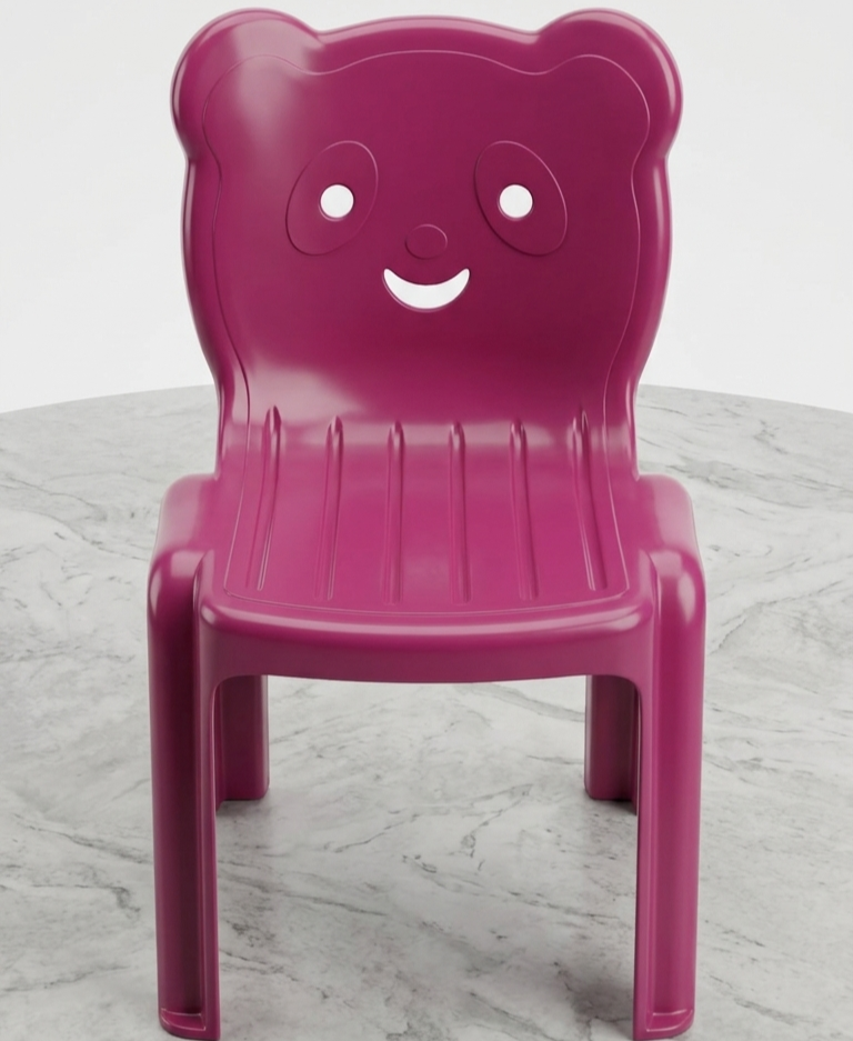 Panda Face Design Kids Chair - Image 3