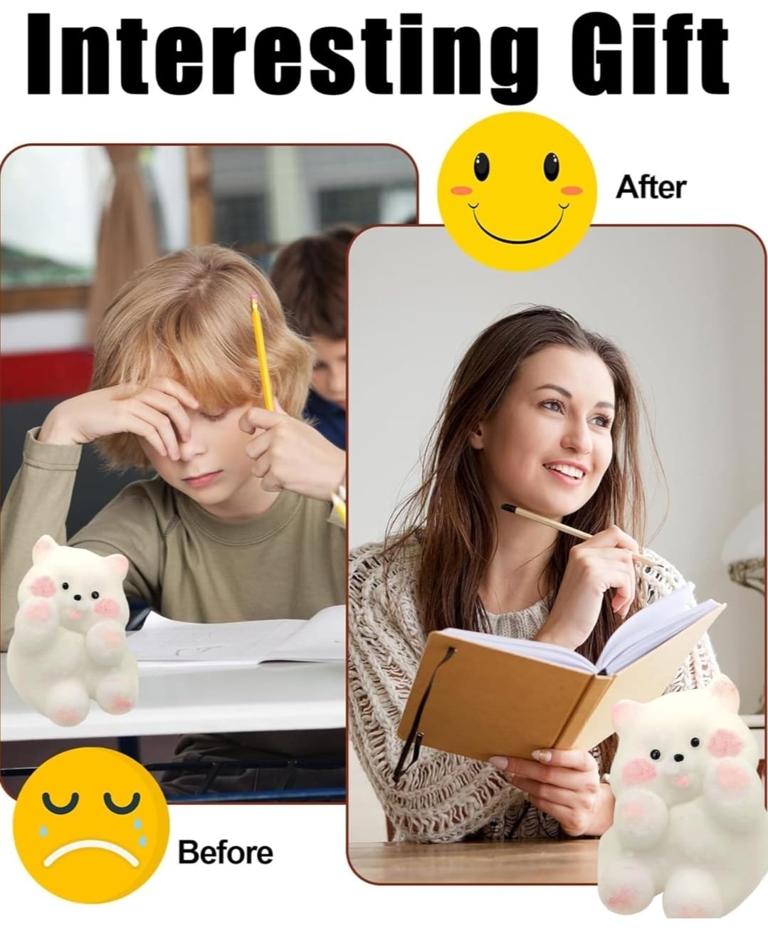 Squishy Stress Relief Funny Novelty Cute Animals Stress Relieving - Image 4
