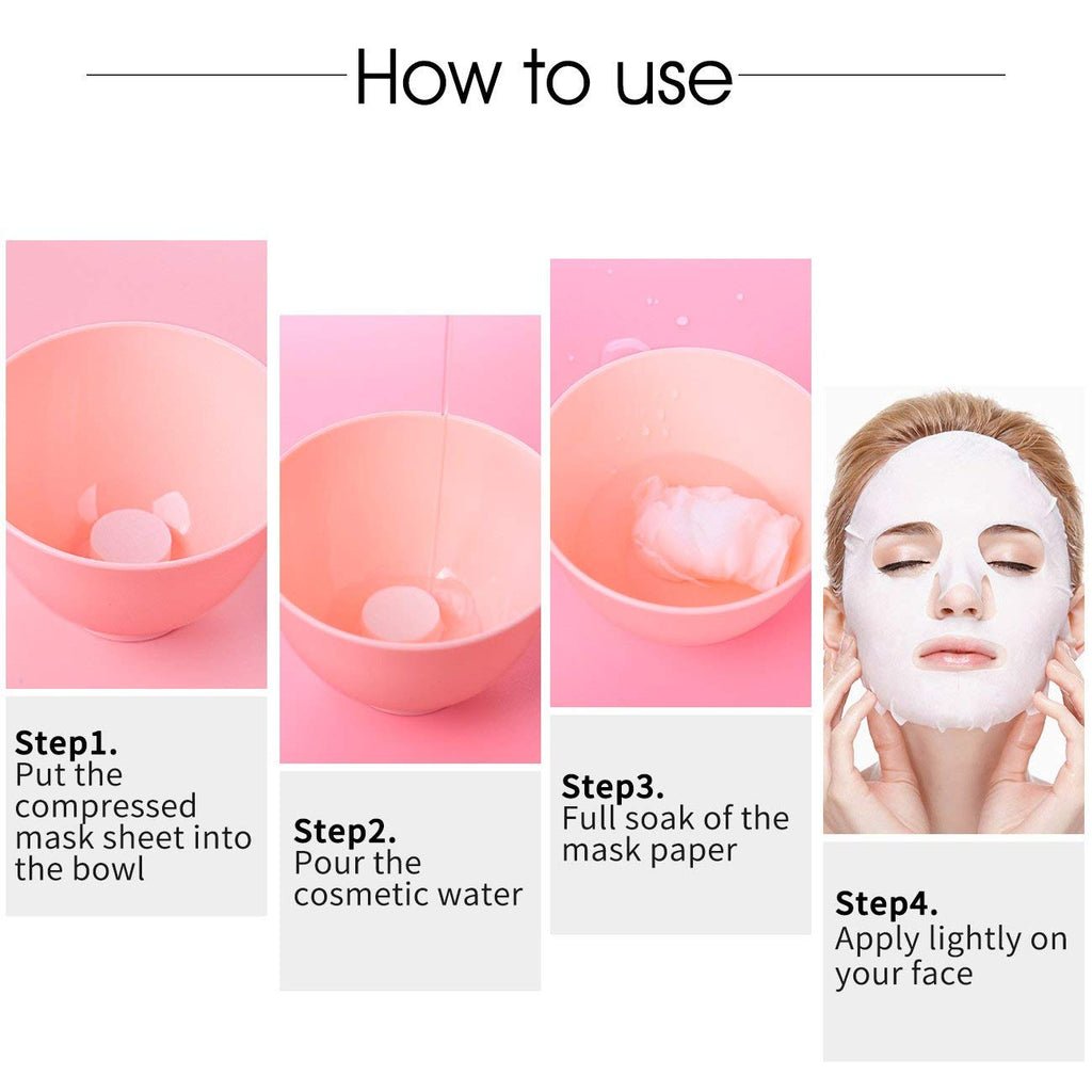 Pack Of 50 Bioaqua Compressed Facial Tablet Face Sheet - Image 3
