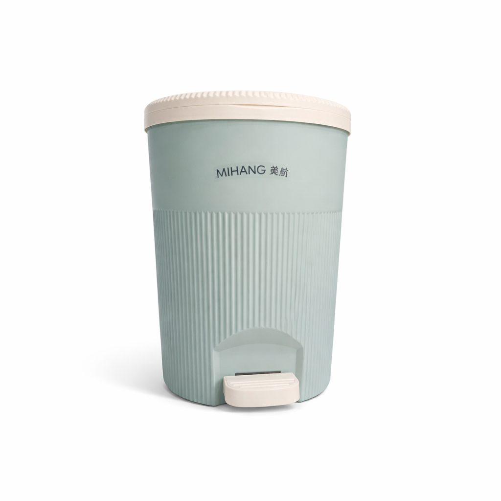 Royal Round Garbage Bin with Pedal - Image 2
