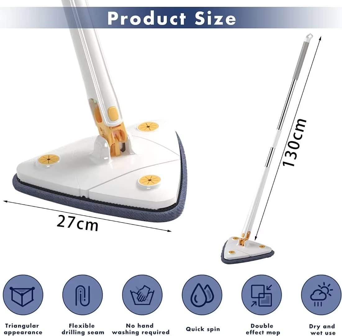 Royal's Triangle Shaped Microfiber Mop –self-Wringing Floor Dust Mop - Image 5