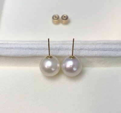 Pjt-177 Simple Pearl Earrings 10mm - Image 2