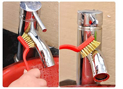 Gas Stove Cleaning Wire Brush Kitchen Tool Metal Fiber Brush - Image 2