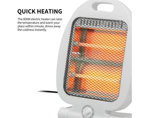 Electric Quartz Stove Mini With 2 Tubes-800W-2 Power Levels: ...